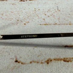 Vintage Stetson Gold Aviator Sunglasses Unisex Adults