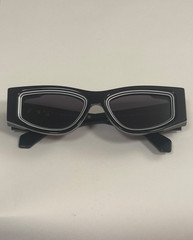 OFF-WHITE ANDY BLACK SUNGLASSES UNISEX OERI047 1007 Lightly Used