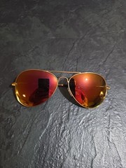 Zerouv Sunglasses ZV-1486 Aviator China CE Gold Red Eyes