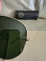 Vintage Ray Ban B&L RB3025 Aviator 55/14 Gold Sunglasses Made In USA