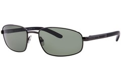 Carrera Andes/S 07SJ Sunglasses Men’s Shiny Gunmetal/Green/Grey Lenses 59mm