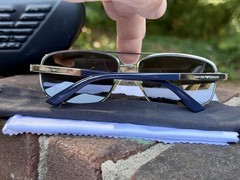 Emporio Armani EA9820/S Sunglasses Gunmetal 60 15 135 Men’s w/ Hard Case