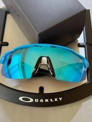New Oakley Sunglasses Radar EV Advancer Polished Blue Frames Blue Lens Sporty