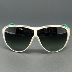 Nike sunglasses MDL 210 EV0720-133 White Pine Green Men’s 66mm Aviator Frame