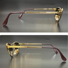 Ray-Ban Signet Vintage Sunglasses 70s 80s Bausch Lomb Classic Gold Logo Auth