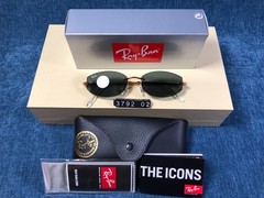 Ray-Ban RB3792 Unisex Sunglasses Gold Frame 55/17MM Grey Lens 001/71 145MM