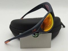 Maui Jim HAULANI RM349-03 Matte Solid Dark Blue / Orange – Hawaii Lava Lens
