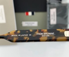Thom Browne Sunglasses TBS415-52-02 Brown Tortoise Frame Light Brown Lens 52mm