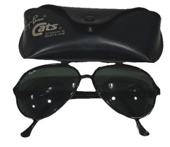 VTG Ray-Ban Cats 5000 Black B&L Bausch & Lomb Gradient Sunglasses W1487 Nylon