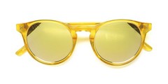 NEW DIFF 0302 C3PO STAR WARS SUNGLASSES FULL-RIM GOLD PLASTIC OVAL GAGPP