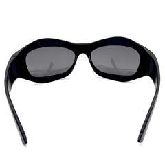 Modern Oversize Wrap Sunglasses Black LH18160 Designer Fashion Frame Lens Style