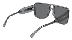 Lacoste Unisex Adult Sunglasses L6056S – Light Grey with Solid Grey Lens