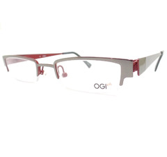 OGI Kids SP4A 754 Gunmetal Maroon 42mm New Authentic Eyeglass Frame