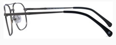CALLAWAY CA102 Gunmetal Aviator Flex-hinge Eyeglasses 56-18-140 w/Sunglasses