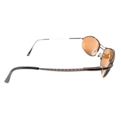 Serengeti Copper Brown Metal Round Oval Wrap Sunglasses Frames Japan Designer