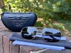 Emporio Armani EA9820/S Sunglasses Gunmetal 60 15 135 Men’s w/ Hard Case