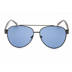 Kenneth Cole Reaction Men’s Sunglasses Shiny Gunmetal Frame Blue Lens KC1394 08V