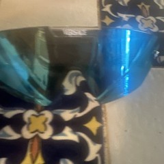 VERSACE VE4461 148 6V Blue Silver Mirror 70 mm Unisex Sunglass Shield Lens