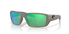 Costa Del Mar Fantail Pro Matte Olive Shale/Green Mirror 580G Polar Sunglasses