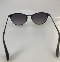 Ray Ban ERIKA Black METAL Frame Gradient Grey Sunglass RB3539-1