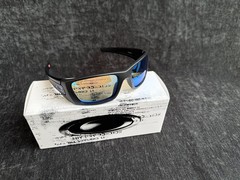 Oakley sunglasses Gascan steel Black frame Prizm Blue Polarized lens OO9096-01