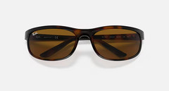 Ray-Ban RB2027 Predator 2 Havana Brown B-15 62mm Rectangle Sunglasses