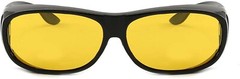 Tac HD Day Night Vision glasses Men Unisex Driving Wraparound Fit Over Sunglass