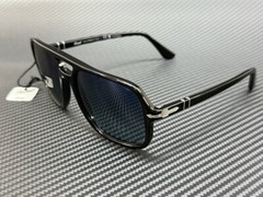 PERSOL PO3328S 95 S3 Black Blue Gradient Polarized Men’s 58 mm Sunglasses