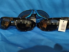 Lot of 3 Wrap around style SUNGLASSES in assorted styles and colors UV 400