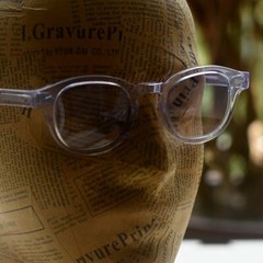 Men’s gray sunglasses women light gray gradient lens johnny depp crystal glasses