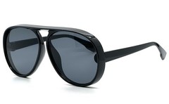Men Women Sunglasses Round One Designer Flat Top Celebrity Fashion Thick Frame