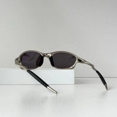 Oakley Juliet X-Metal Sunglasses Gray Frame Black Lens Vintage
