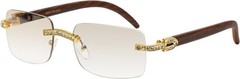 diamond buffs sunglasses men’s women’s LUXURY glasses retro Gold buff’s vvs Ice