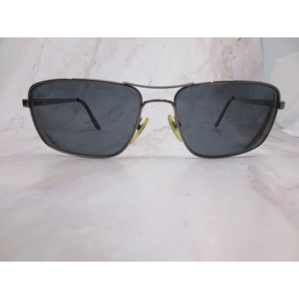 Sferoflex Mens Rectangular Sunglasses Gunmetal Metal 5005S 492/87 58-16-135