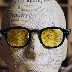 Men’s Yellow Sunglasses women johnny depp glasses black acetate glasses SMALL