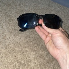 Maui Jim Banyans MJ-412-02 Men’s Wrap Sunglasses Black Lightweight Black Lens