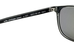 Superdry SDS Vintage Neon 127 53mm Matte Black w/Multicolor Lenses Sunglasses