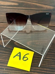 Quay Come Thru 1212 Unisex Adults Brown Havana Sunglasses Square Full Rim 144 mm