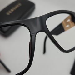 *Frames Only* Versace VE 4296 Sunglasses Black/Gold Frames w/ Case Accessories