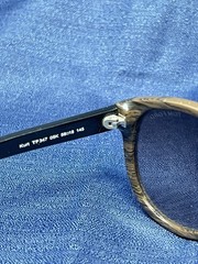 Tom Ford Kurt TF 347 05K Black Wood Grain Gradient Sunglasses ITALY US SELLER