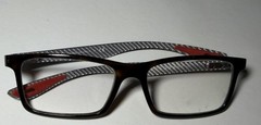 Ray-Ban Scuderia Ferrari Eyeglass Frames 55-17 Tortoise Carbon Fiber RX