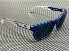 EMPORIO ARMANI EA4224 609280 Blue Silver Men’s 57 mm Sunglasses