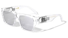 Men Sunglasses Fashion Designer Dark Black Hip Hop Gangster Style Square Shades