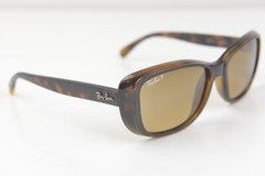 Ray-Ban women’s sunglasses RB 4174 710/M2 3P Tortoise Brown CRACKED LENS