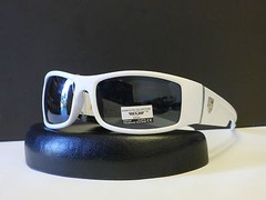 New Mens Khan Sport Wrap Around Rectangular Designer Sunglasses +Soft Bag #5151