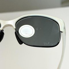Oakley Sunglasses Pearl White Polarized Gray Lenses 53□16-145 RSVP Made In Italy