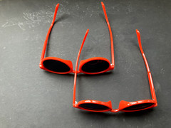 COCA COLA BRANDED RED PLASTIC SUNGLASSES TWO PAIR NEW