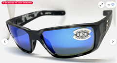 COSTA DEL MAR Fantail PRO Sunglasses Tiger Shark/Blue Mirror 580G