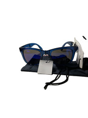 Vans Unisex Adult Foldable Spicoli Shades Transparent Blue UV400 Sunglasses