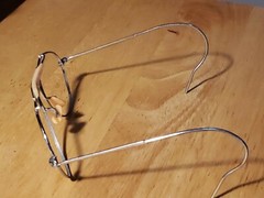 Vintage UNKNOWN BRAND Men`s 55mm Aviator Sunglasses SILVER FRAMES ONLY